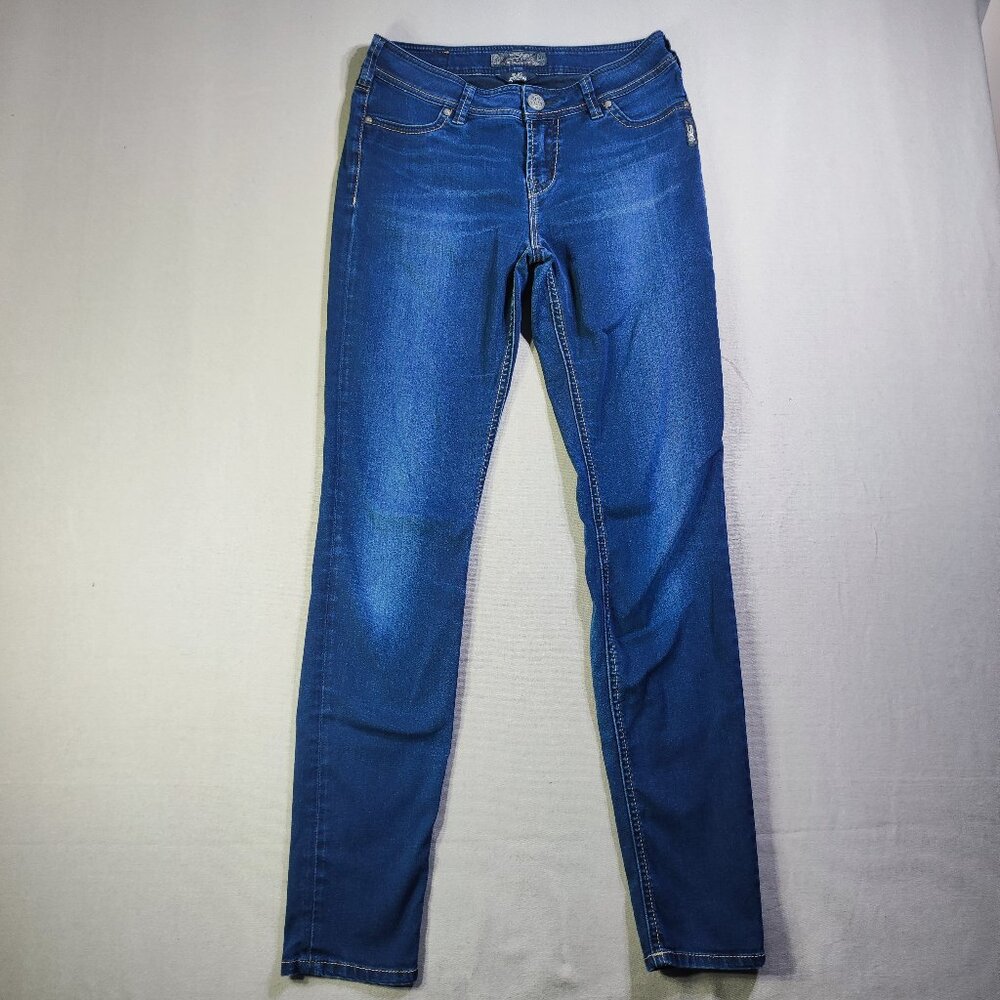 Silver Jeans Suki Jeggings stretch skinny women's size 28 ? dark washed blue